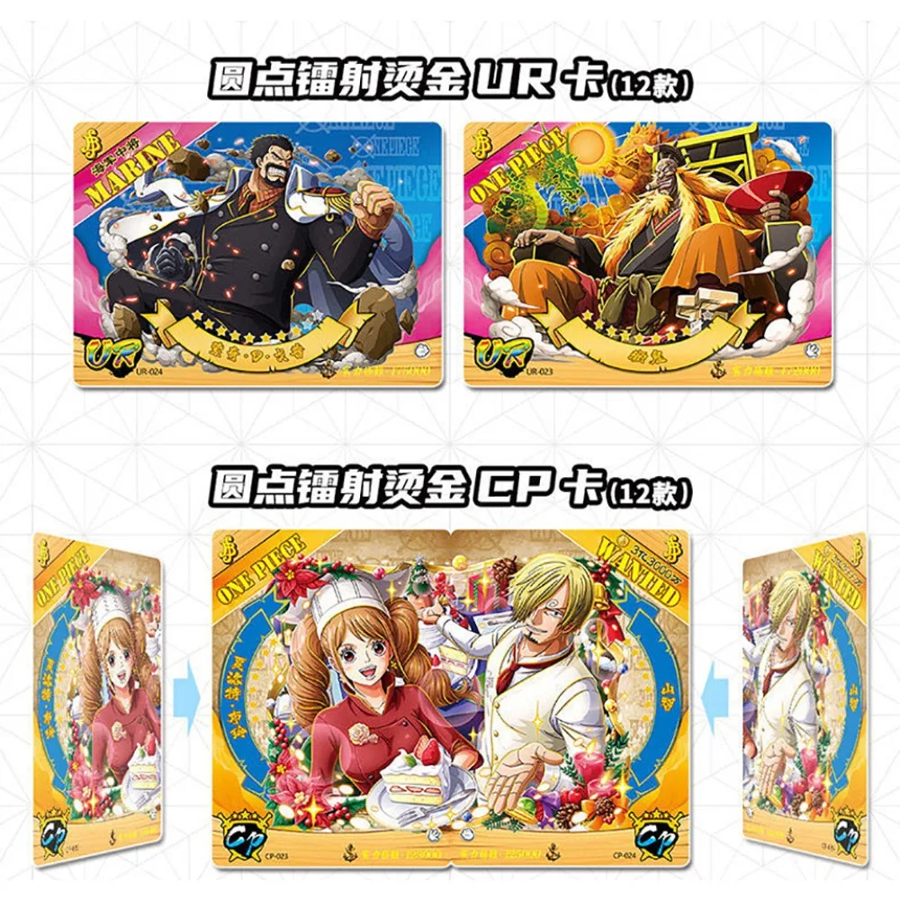 Original One Piece Collection Card Protagonist Group Roronoa Zoro Monkey D. Luffy Strobe Creative Anime Scene Card Children Gift