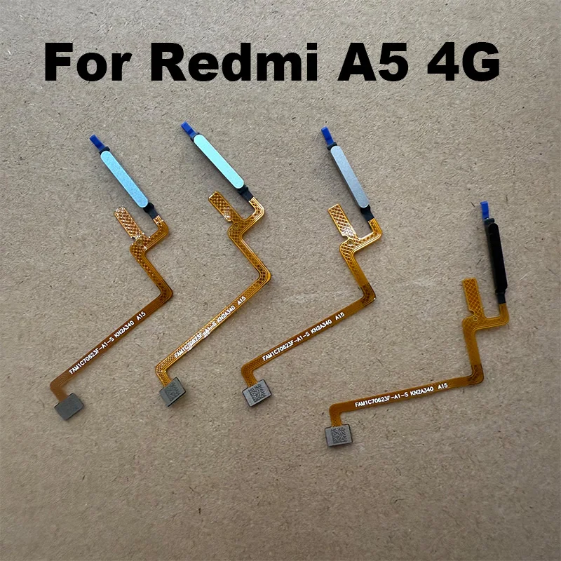 Replacement For Xiaomi Redmi A5 4G Fingerprint Sensor Recognition Flex Cable Power Button Smartphone Repair Parts 4G 5G