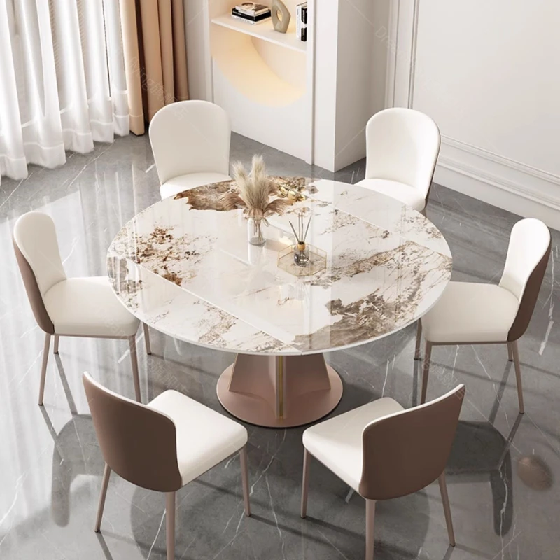 Rectangular Dining Table Modern Rooms Dinning Tables Sets Kitchen Sedentary Designer Coffee Mesa Plegable Extendable Luxury