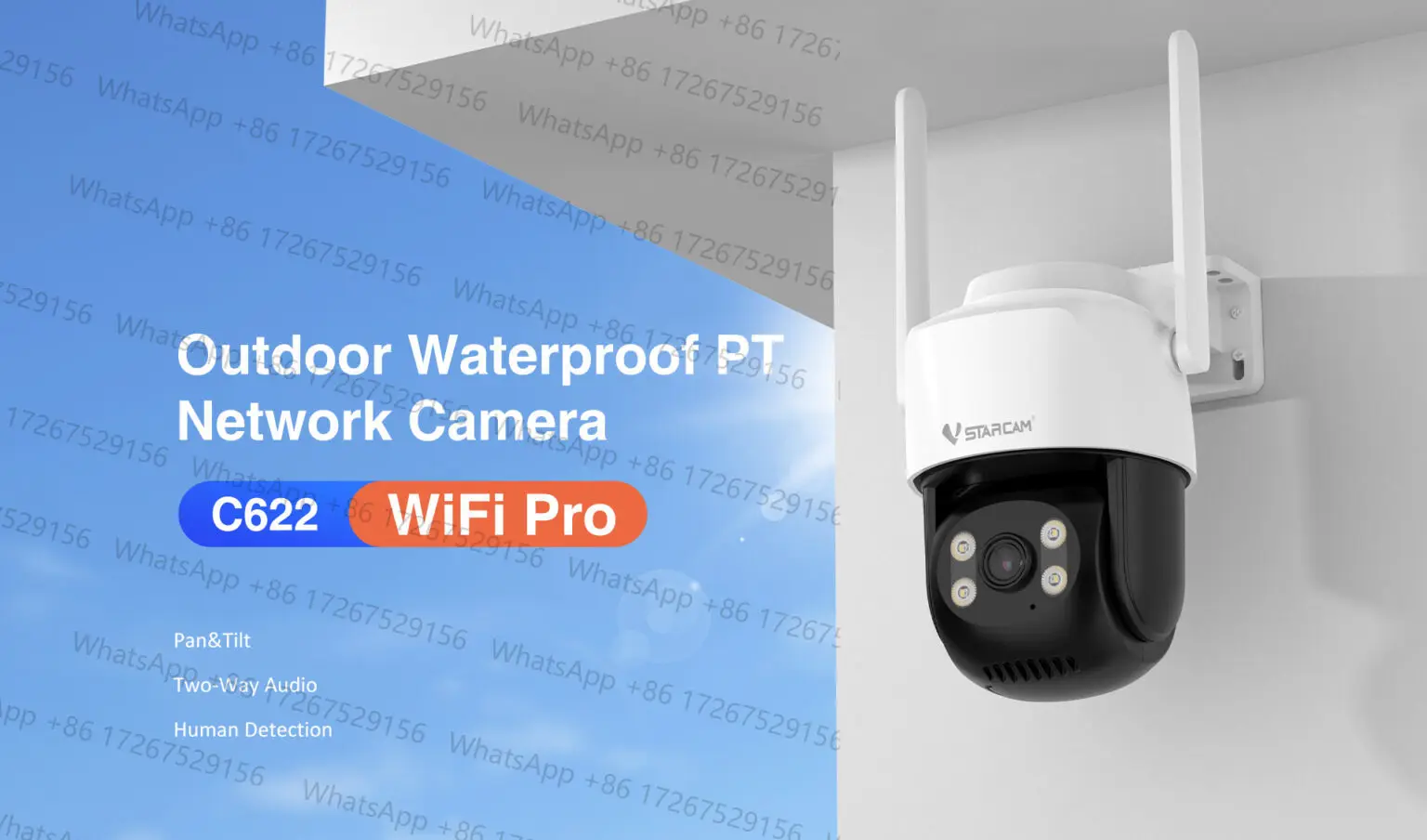 Vstarcam O-kam  C622  Full Color  IP Dome Camera 2MP 1080P   AI Humanoid Detection Home Security CCTV Baby Monitor Vstarcam C996