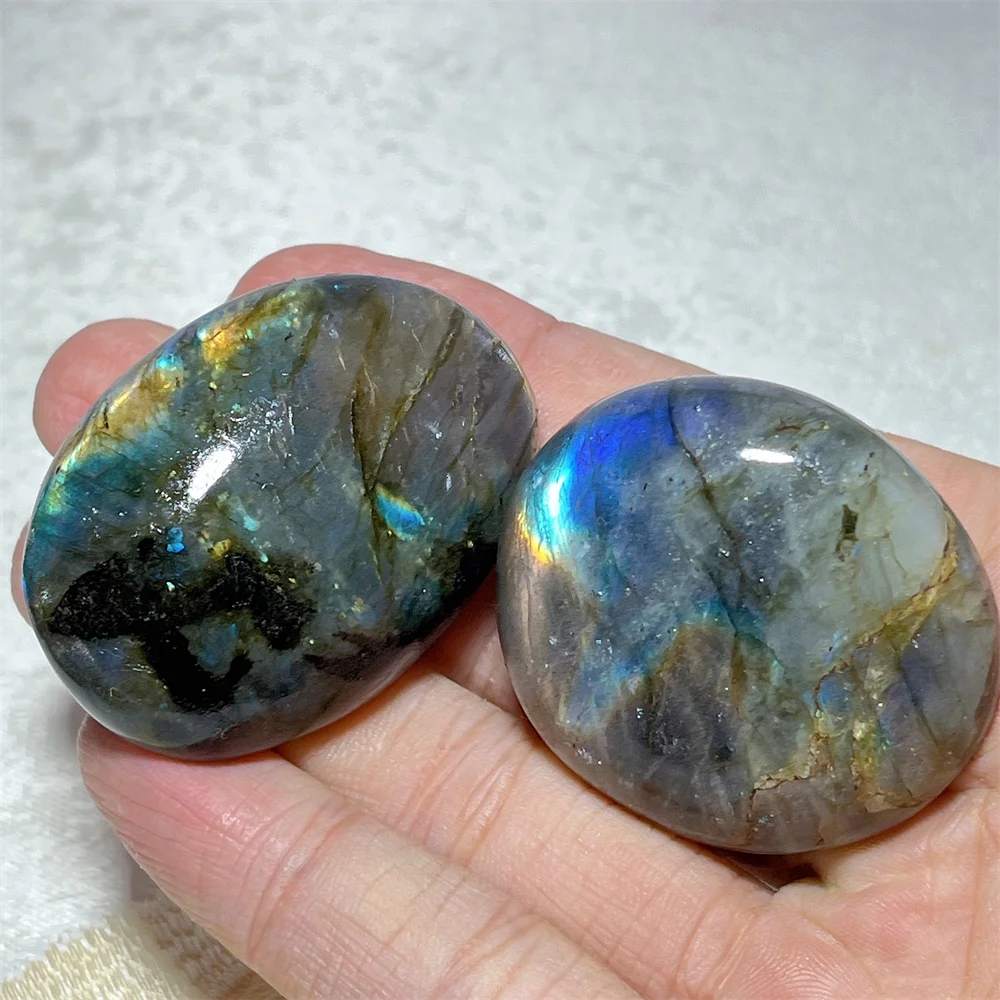 Labradorite Stone Quartz Free Form Palm Crystal Natural Healing Gemstone Gift Reiki Mineral Decoration Energy Room Gift Home