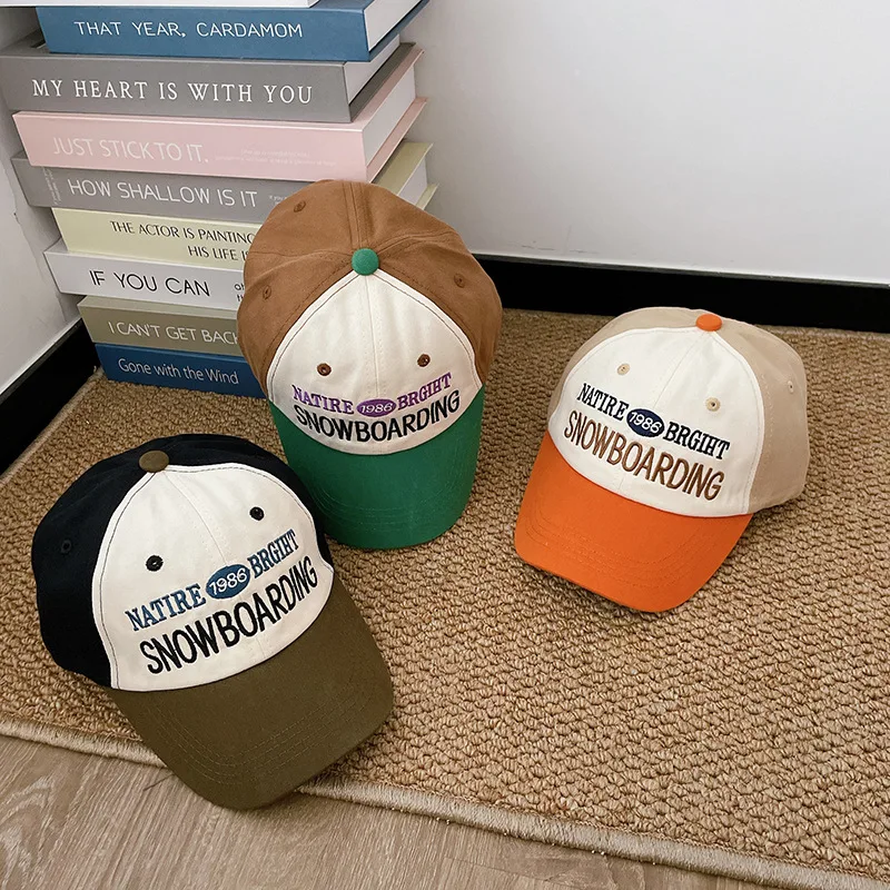 Children Fashion Letter Embroidery Autumn Baseball Cap Hip Hop Caps For Boys Girls Sun Hat Kids Baby Accessories Snapback