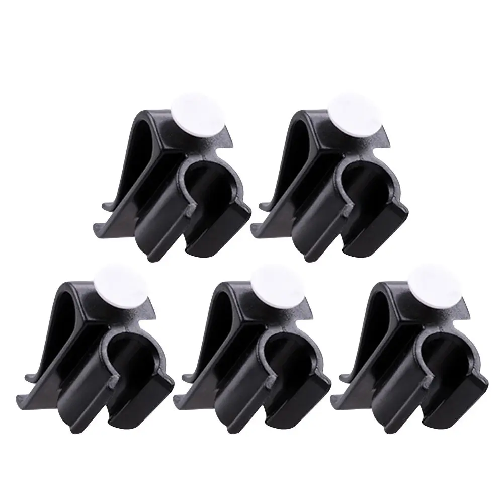 

5Pcs Golf Putter Clip Holder with Ball Marker Secure Club Organizer Clamp for Bag Accessory Storage Black Putter Clamp