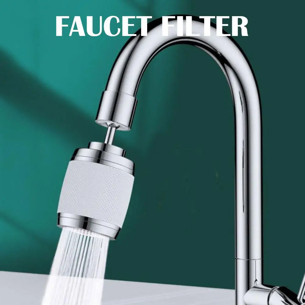 720° Swivel Kitchen Filter Faucet Adjustable 3 Modes Faucet Extender Sparkling Water Purifier Splashproof Kitchen Tool