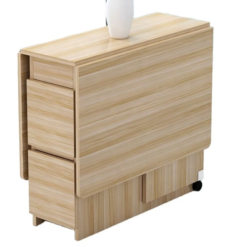 

Creative design simple modern wooden folding dining table and chairs