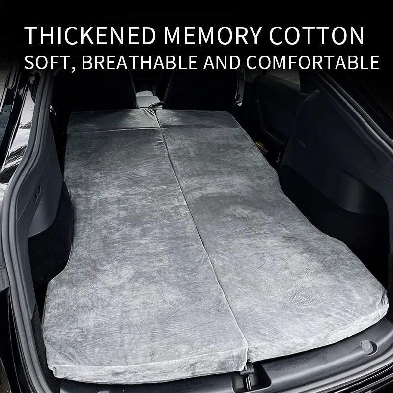 For Tesla Model Y 2025 2024 Portable Memory Foam Mattress Outdoor Camping Travel Bed Car Interior Accessories