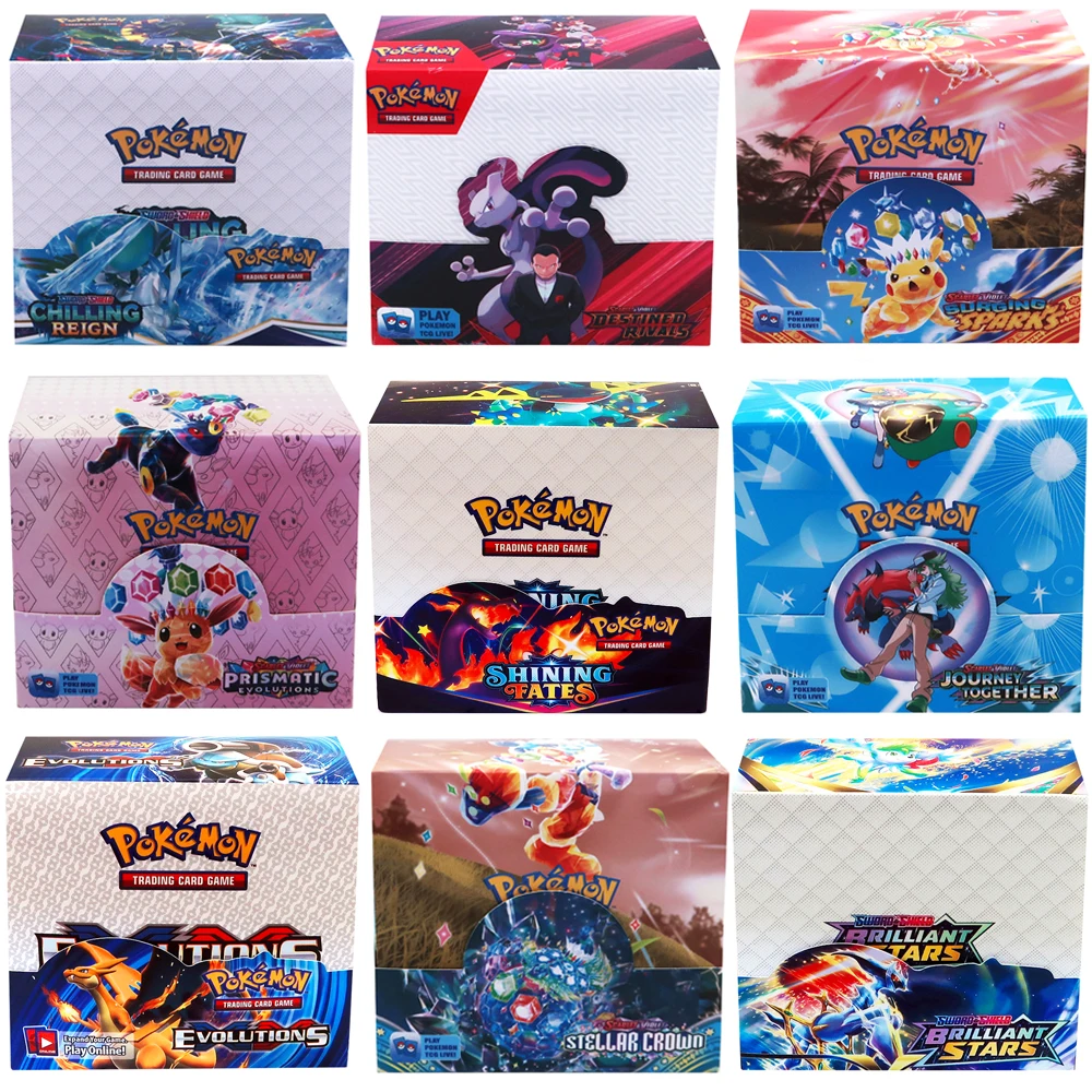 

324 шт./кор. Pokemon TCG Sun & Moom Unbroken Bonds, 36 упаковок, карты покемонов, коллекционные игрушки, карточная игра Pokmeon, настольная игра JOURNEY