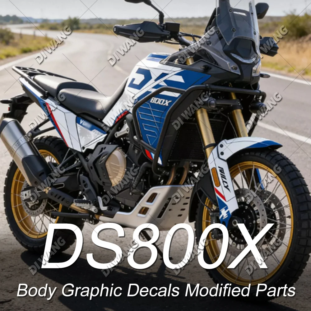 Für VOGE DS800X DSX 800 2026 Individuelle Karosserie-Grafik-Aufkleber Personalisierte Vinyl-Schutzfolie Motorrad-Dekor Mod-Teile