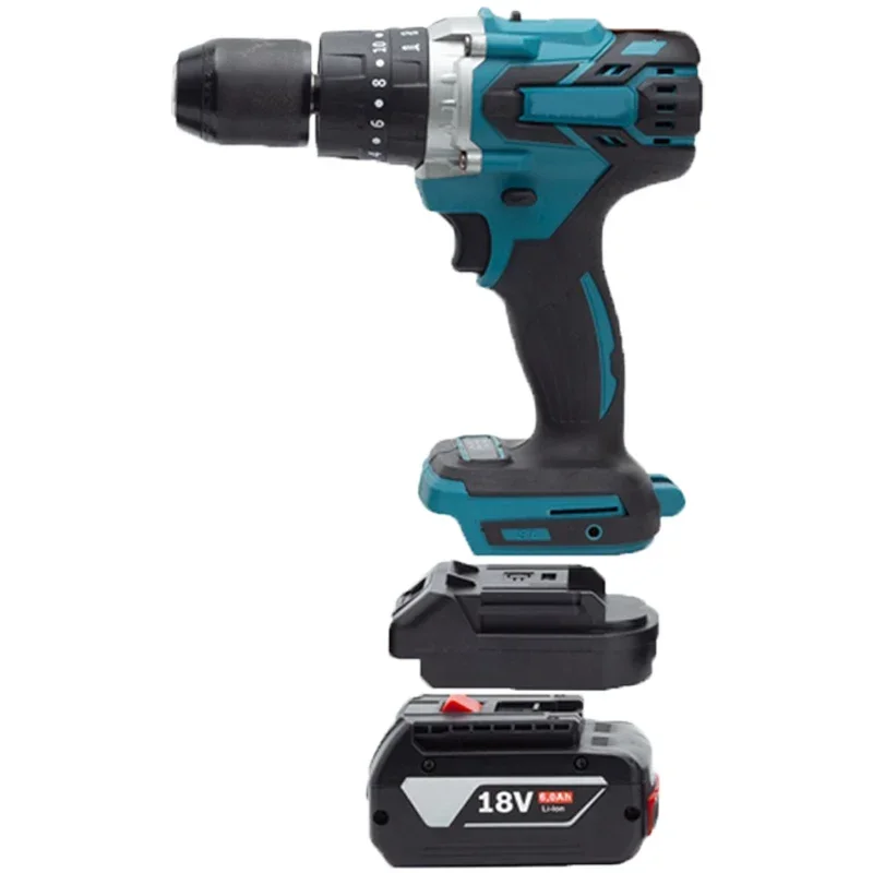 Imagem -05 - Adaptador para Bosch 18v para Makita 18 20v Conversor de Bateria de Íon-lítio para Makita Ferramentas sem Fio Furadeira Elétrica Acessórios de Ferramentas Elétricas