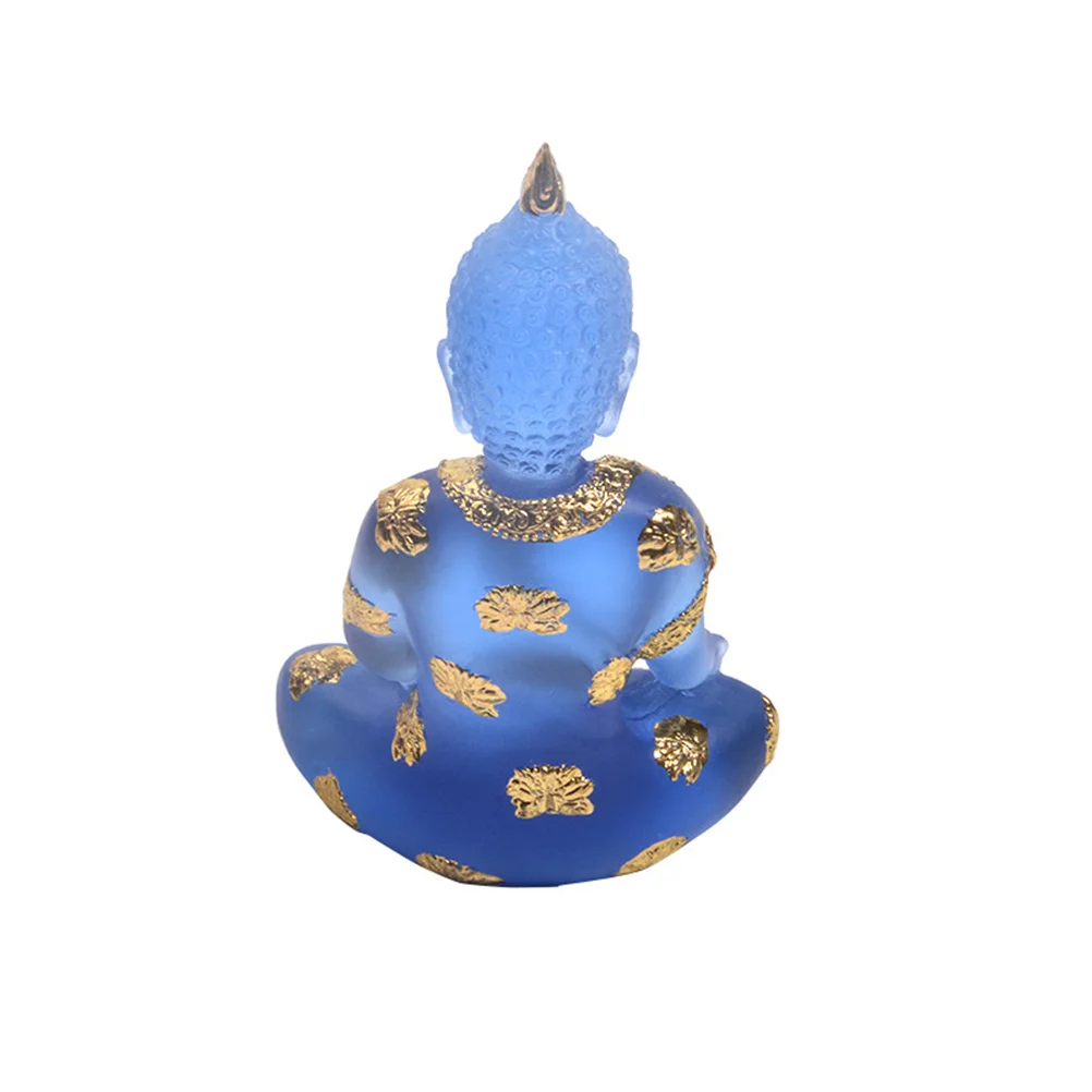 

1Pcs Resin Buddha Statue Transparent Ornament Clear Design Buddha Sculpture for Farmhouse Kitchen Living Room Wedding Decoration