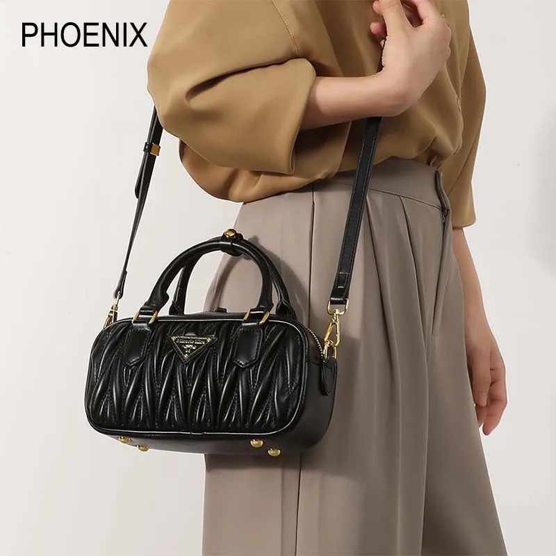 Small Designer Women Shoulder Bag New Pleated Lady Crossbody Bag High End Fashion Luxury Purse Handbag