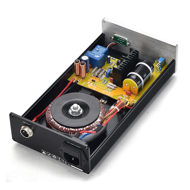 

【Хит продаж】Линейный блок питания HIFI 80W 80VA с ультранизким уровнем шума, регулируемый линейный источник питания постоянного тока с защитой, LPS PSU DC 5V/8V/12V/15V