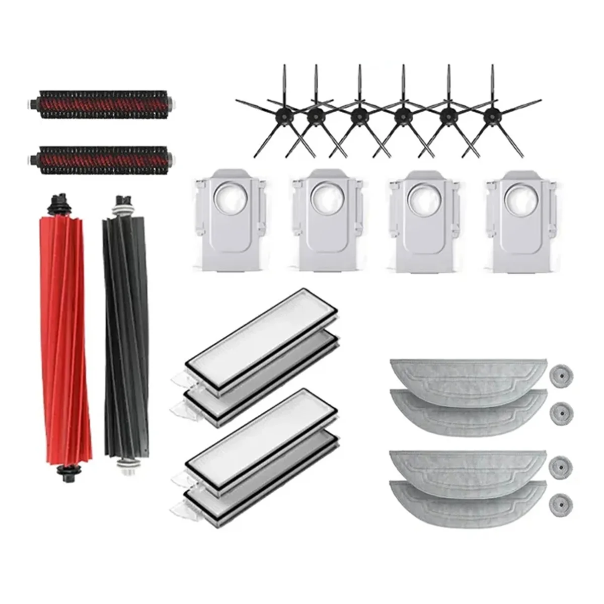 สําหรับ S8 MaxV Ultra G20s หุ่นยนต์สูญญากาศอะไหล่หลักแปรงด้านข้าง Mop ผ้าตัวกรอง HEPA ฝุ่นกระเป๋าอุปกรณ์เสริม