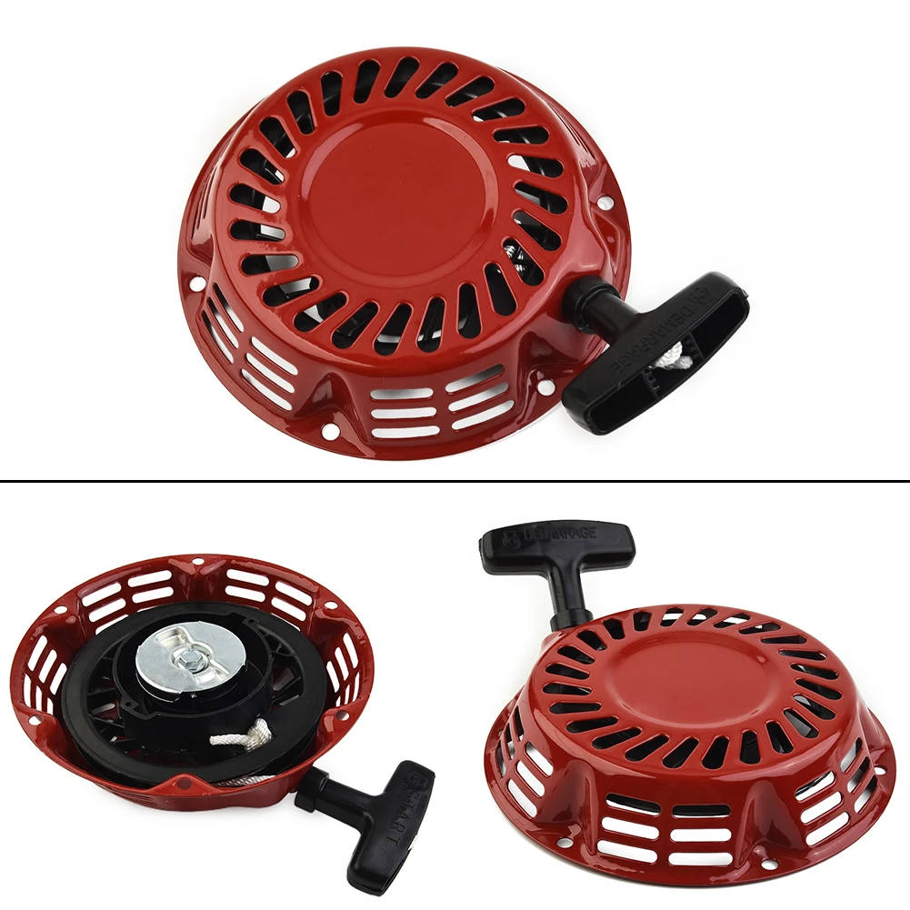 

Узел возвратного стартера для двигателей GX200 и генераторов с ручным механизмом типа C. Совместимость и материал.