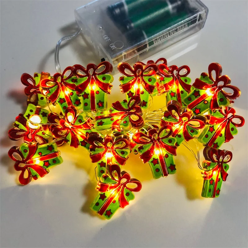 Impermeável LED String Lights for Party, Y2K, Copper Wire, Atmosfera Interior, Decoração de Natal, Bateria, Festival, Natal, Europa