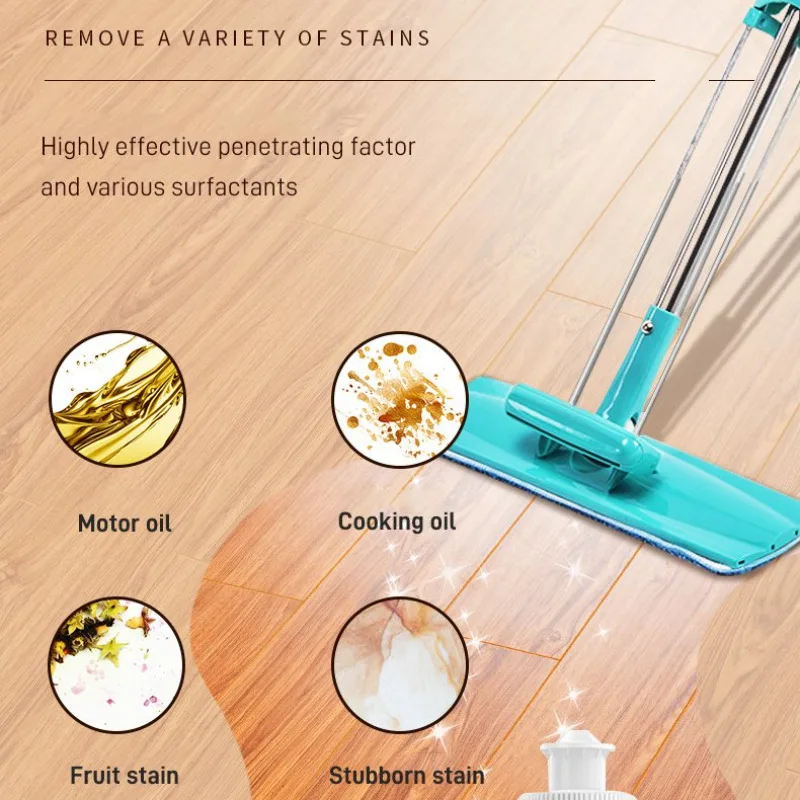 120ml Jue-Fish floor cleaner powerful decontamination descaling wood floor cleaning tile cleaner polishing and brightening