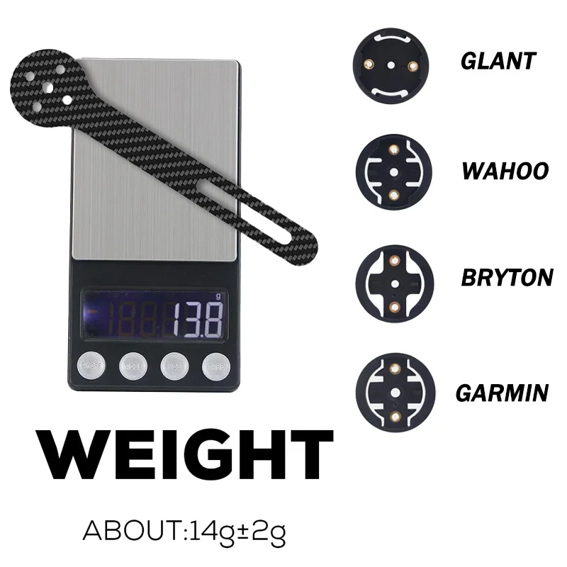 

ULLICYC FULL Carbon Bicycle Mount Weight About 14g (160MM*34MM) for Supports GARMIN EDGE Series Bike Computers Bike Accessories