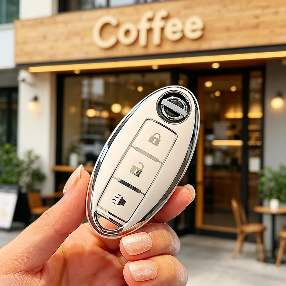 3 Buttons TPU Car Remote Key Case Cover for Nissan Qashqai Juke J10 J11 X-Trail T32 T31 Kicks Tiida Pathfinder Note Shell Fob