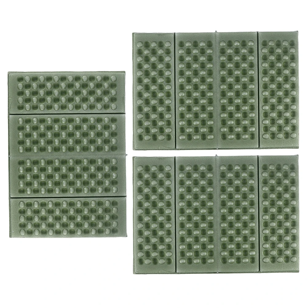 

3 Pcs Picnic Moisture-proof Seat Cushion Camping Chair Pad Mat Thicken Beach Desk Cushions Foldable Xpe Bubble Seating Travel