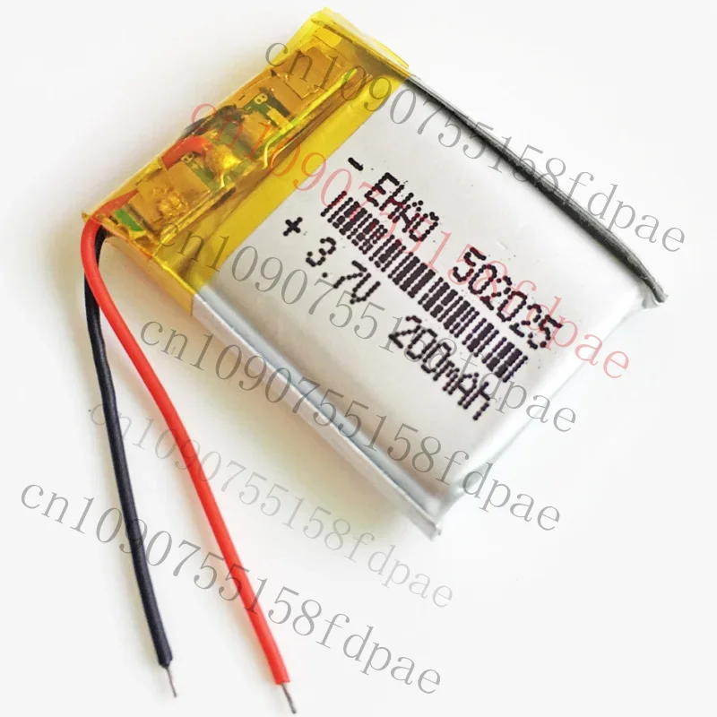 

OK 3,7 В 200 мАч Lipo аккумуляторная батарея для MP3 наушников Bluetooth GPS MID 502025 XMSJ