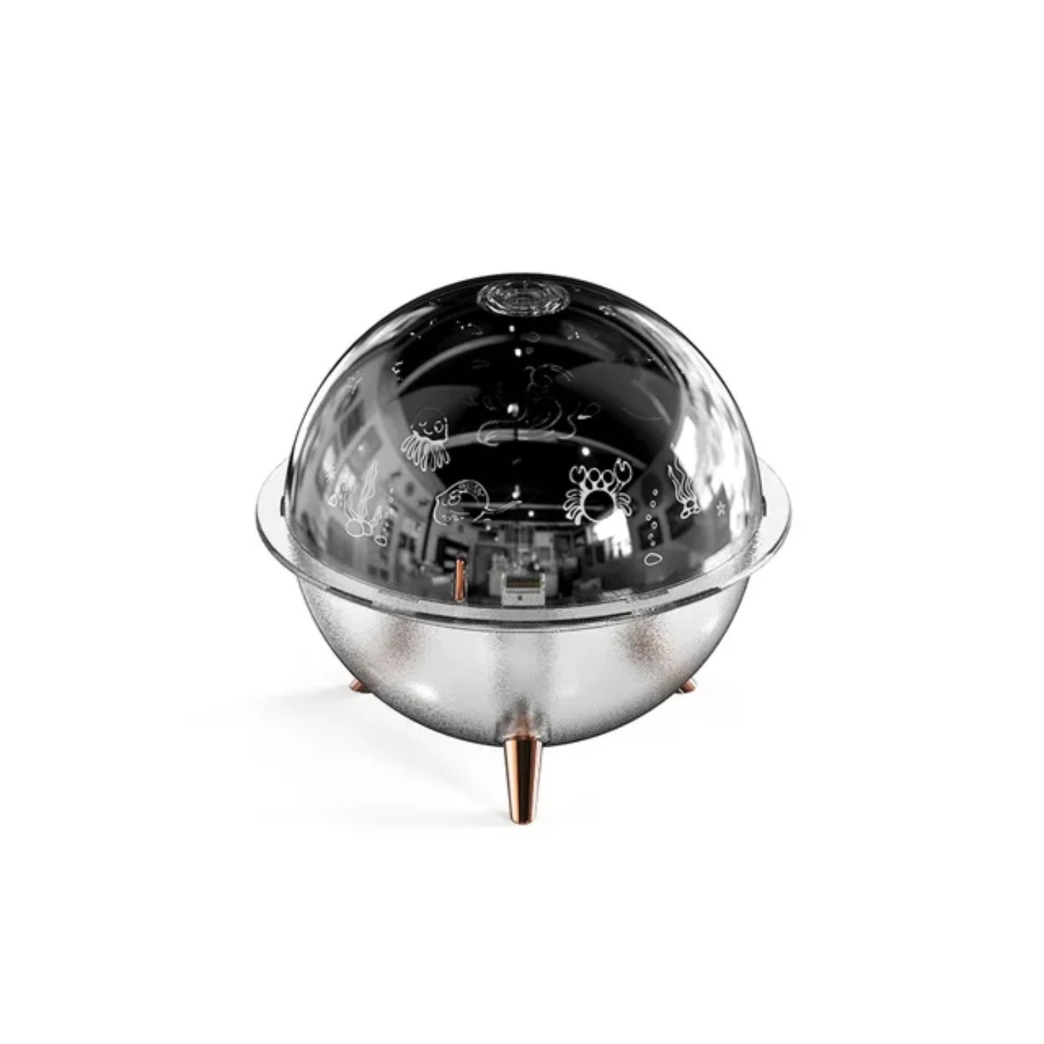 

2024 300ML Universe Ocean Projector Lamp Humidifier USB Mini Office Desktop Room Bedroom Air Humidifiers Diffuser