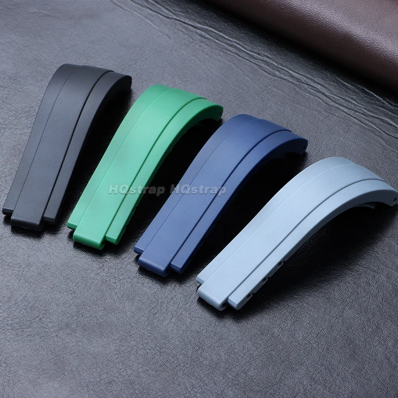 Correa de silicona de 20mm para reloj Rolex, pulsera Universal de alta calidad para Daytona Submariner GMT Yacht-Master