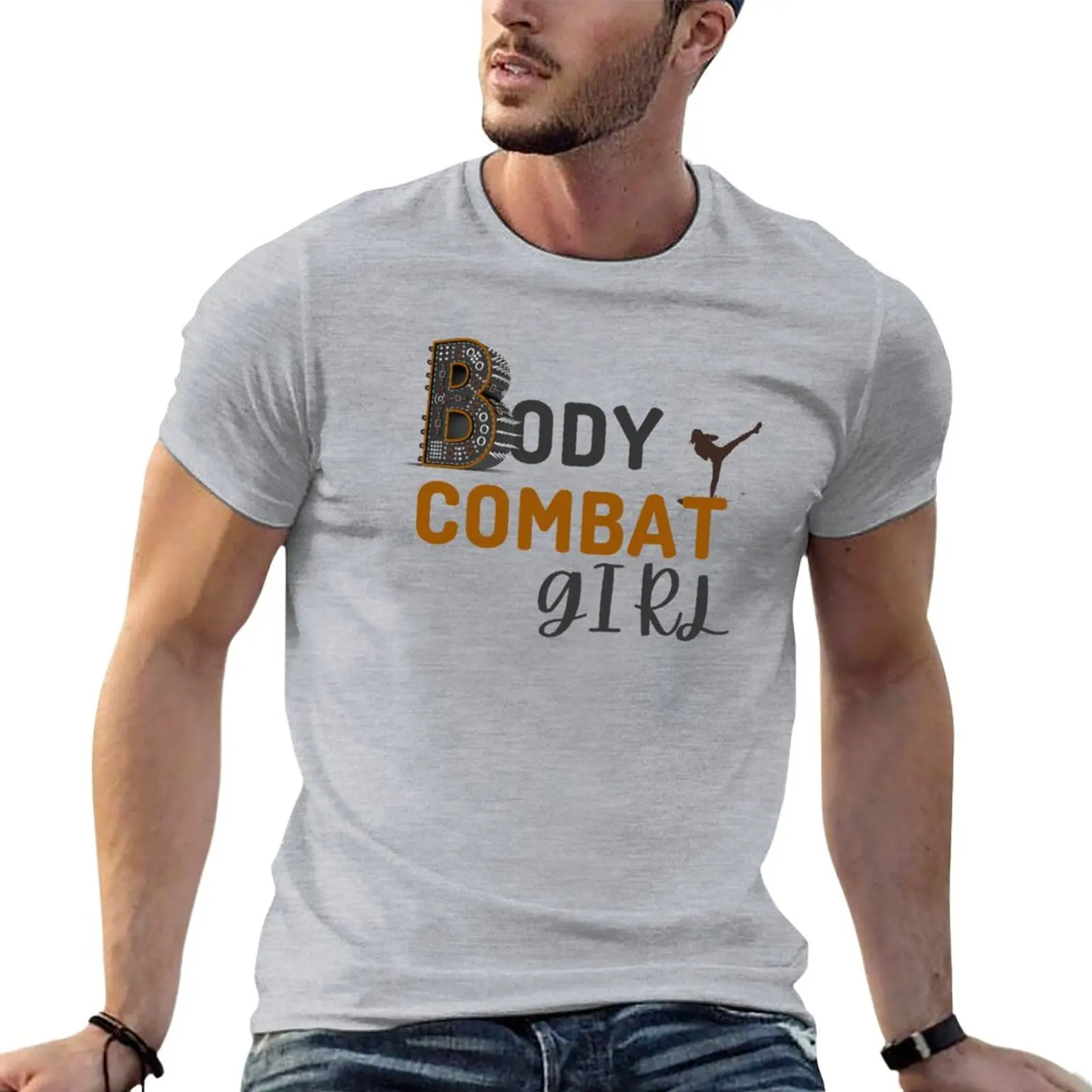 BodyCombat Girl T-Shirt hippie clothes Short sleeve graphic t shirt clothes for men