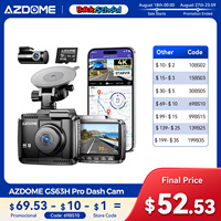AZDOME 4K ADAS Dash Cam GS63H Pro Car DVR Built-in GPS WiFi Video Recorder Car Camera WDR Night Vision 24H Parking Monitor 1080P
