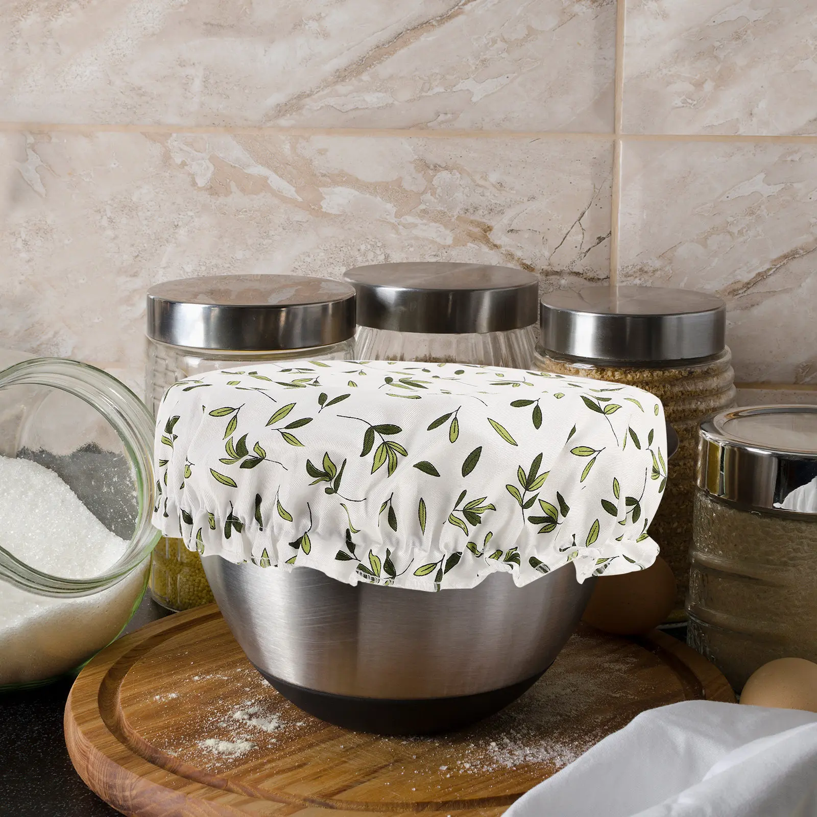 3Pcs Cotton Bread Proofing Bowl Covers Breathable Reusable Dough Covers for Sourdough Bread Making Fermentation