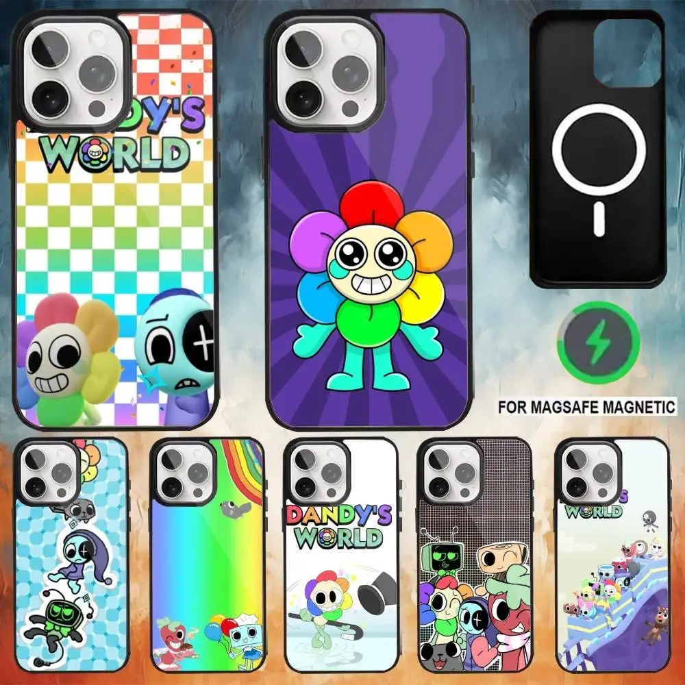 

Game D-Dandys W-World Phone Case For iPhone17,16,15,14,13,12,11 Plus,Pro Max Magnetic Magsafe Wireless Charging