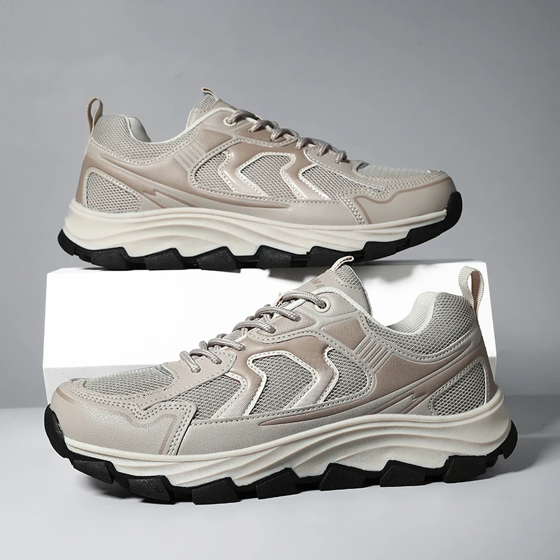 

YRZL Mens Athletic Shoes 2025 Running Sneakers Breathable Comfortable Trainers Non Slip Walking Shoes Men Sports Casual Footwear
