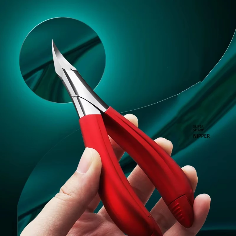 1PCS Nail Clippers Toenail Clippers for Thick Nails for Seniors with Curve Diagonal Blade for Ingrown Nails Effortlessly Toe view 2