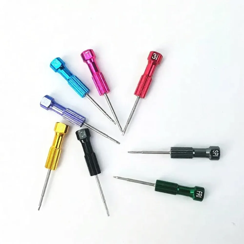 Dental Implant Screw Driver Kit 8Pcs Stainless Steel Precision Tips Compatible With Multiple Implant Systems for Dental Lab