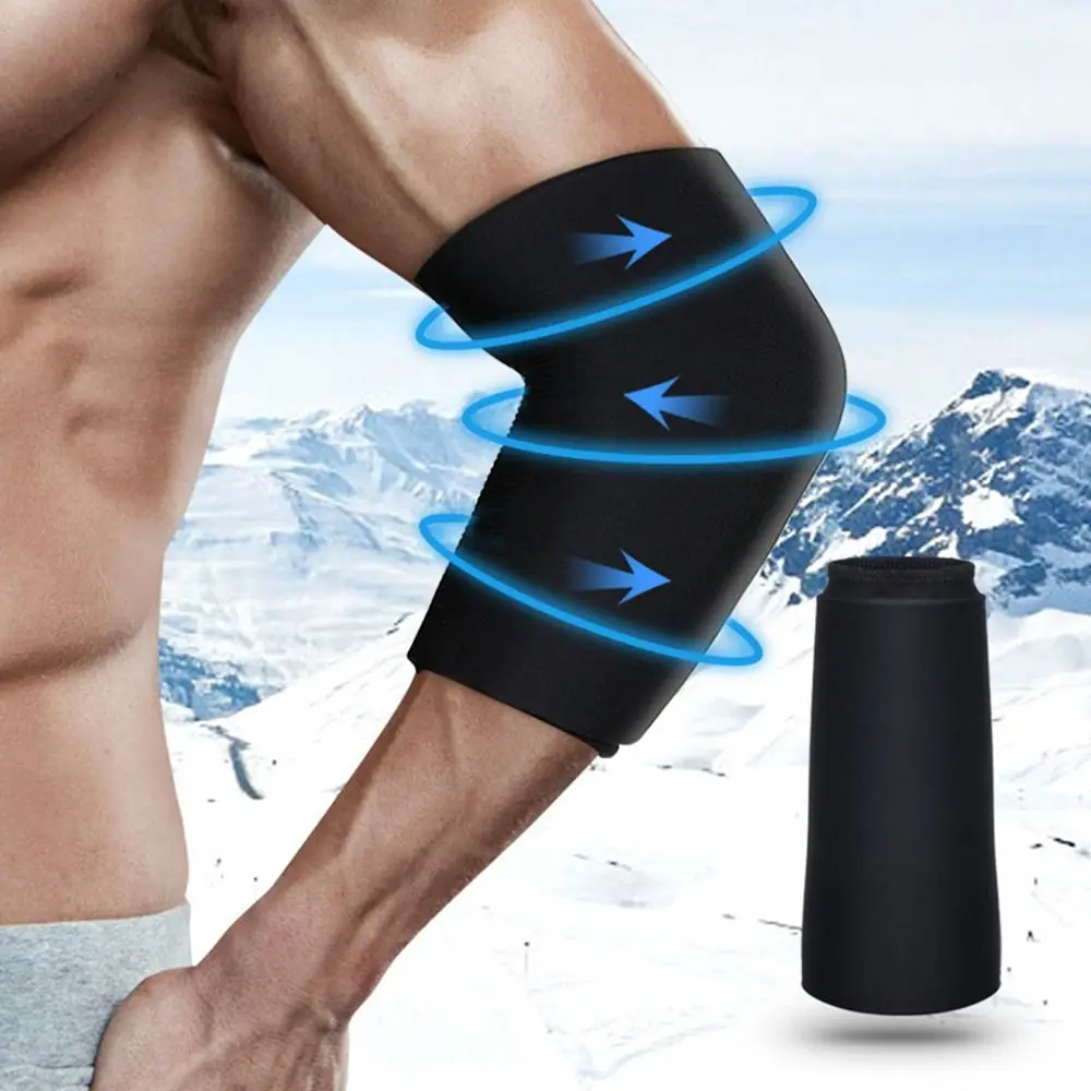 Cloth And Gel Gel Ice Sports Elbow Pads Gel Sleeve Comfortable Knee Wrap Hot and Cold Compression Ice Pack Sleeve