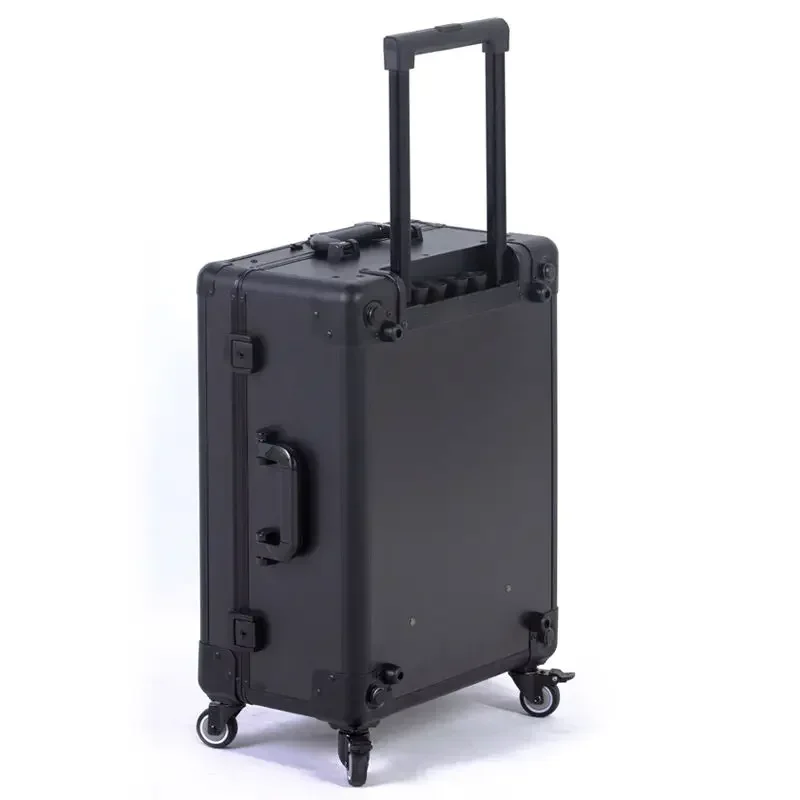 Hidden bracket, special multi-functional trolley case for makeup artist, cosmetic case and makeup artist toolbox, bluetooth