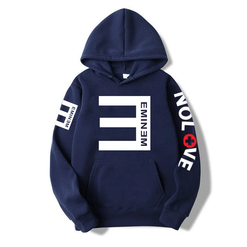 Hoodie Men Women Hoodies Nude Eminem RAPER  Sweatshirt Men Clothing Streetwear Harajuku Size S-5XL 100% Cotton Printed Hoodie