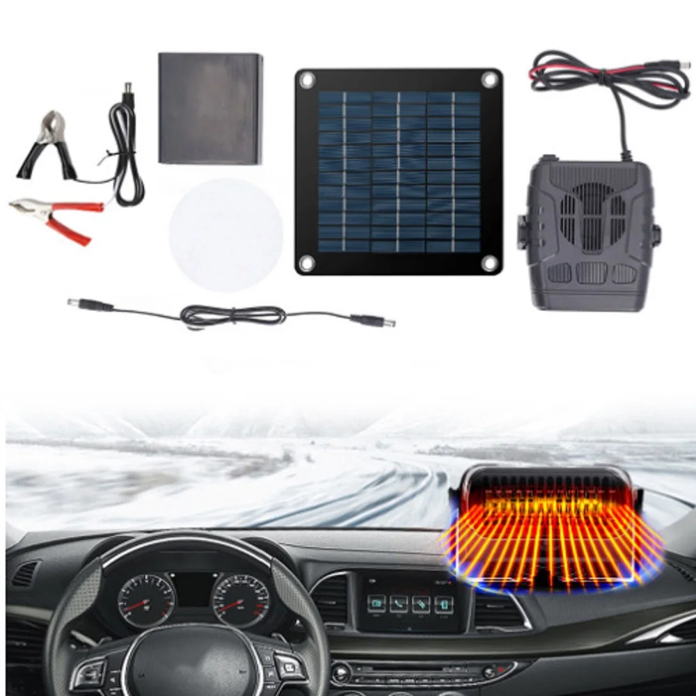 20/30W Solar Panel Heater Car Heater Drying&Heating Pet House Warmer Chicken Coop Dog Cat Heater Small Greenhouse Heaters