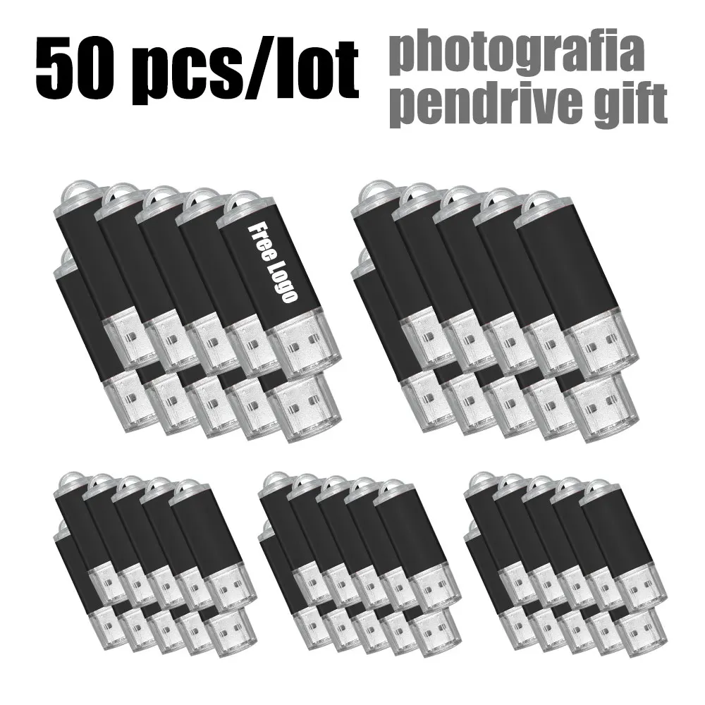 

50 шт. Бесплатный индивидуальный логотип USB 2.0 USB высокоскоростной USB-накопитель 2.0 memoria stick флэш-накопитель Pendrive 4 ГБ 8 ГБ 16 ГБ 32 ГБ 64 ГБ 1 ГБ