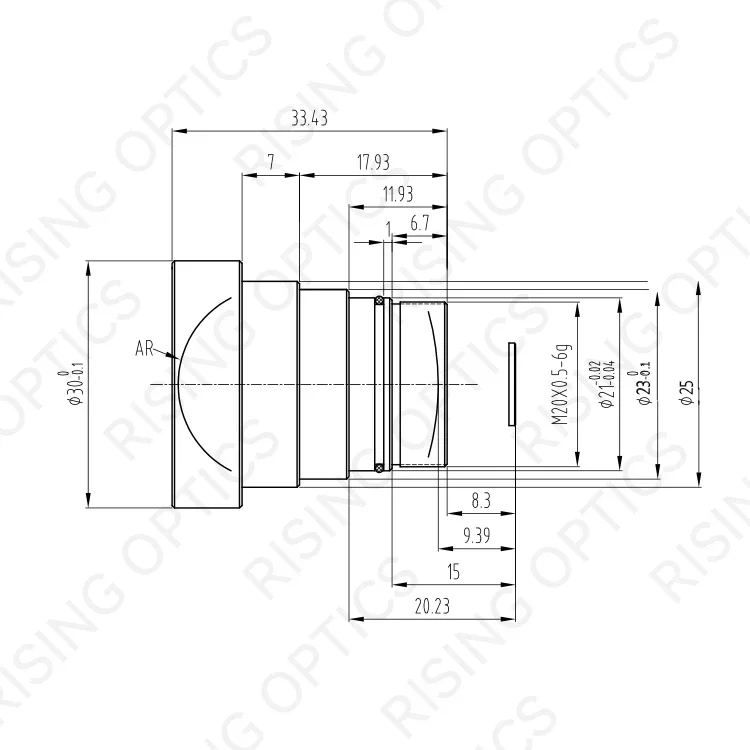 Soczewki termowizyjne soczewek LWIR 8-12um IR do kamera termowizyjna, 7.5mm FL F1.2 atermiczna soczewka na podczerwień do 640x512-12um