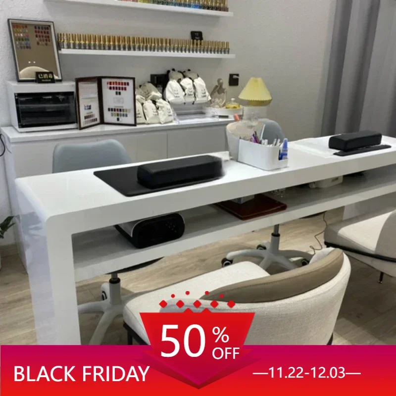 Manicure Beauty Salon Nail Tables Dressing Professional Luxury White Nail Tables exquisite Living Room Mesa Manicura Furniture