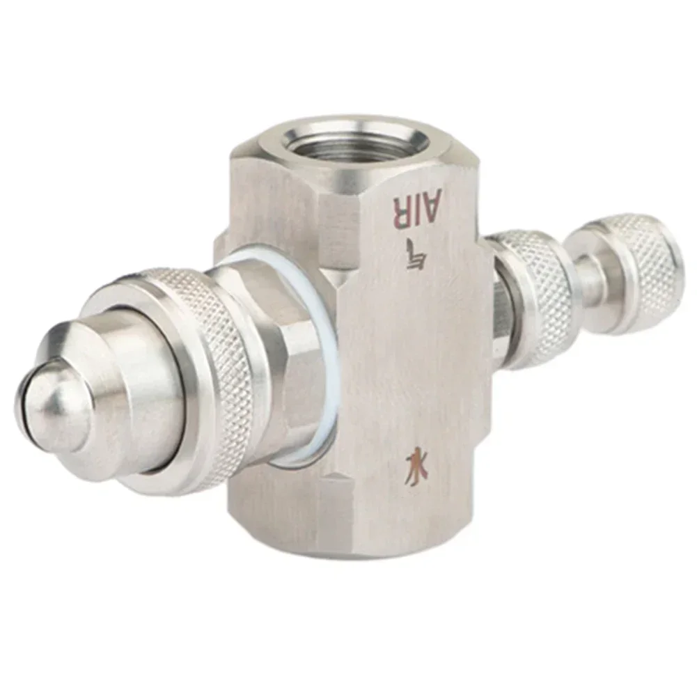 

Efficient High Pressure Adjustable Nozzle for Spraying with External Mixing for Dust Control and Humidification