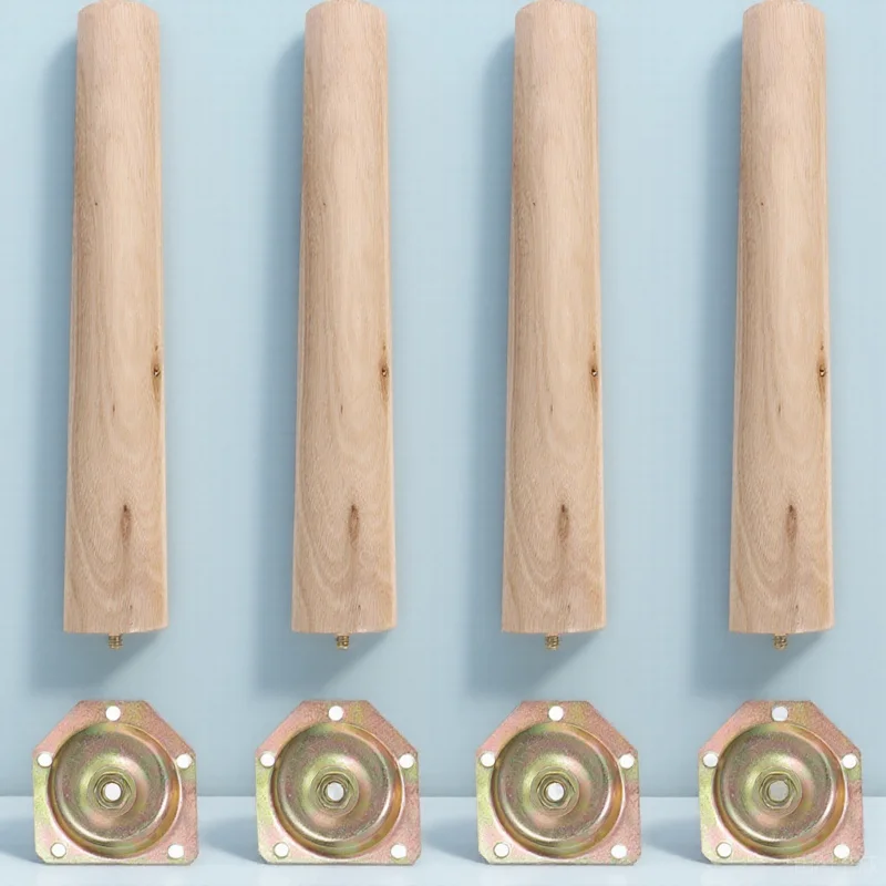 

Ножки для деревянной мебели, 4 комплекта, для обеденного стола, регулируемые, для дивана, премиум-класса, из дерева, высокая несущая способность, устойчивые