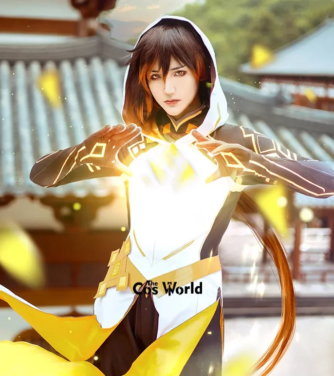 Genshin Zhongli Outfit Games Cosplay Costumes