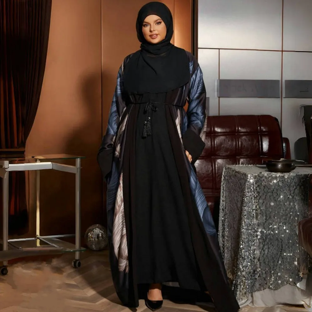 

Ramadan Eid Abaya Dubai Turkey Muslim Hijab Long Dress Islamic Clothing African Dresses For Women Robe Musulmane Djellaba Femme