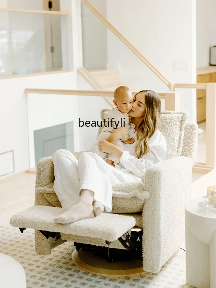 

1184 Electric Functional Sofa Single 360 ° Rotating Automatic Retractable Rocking Chair