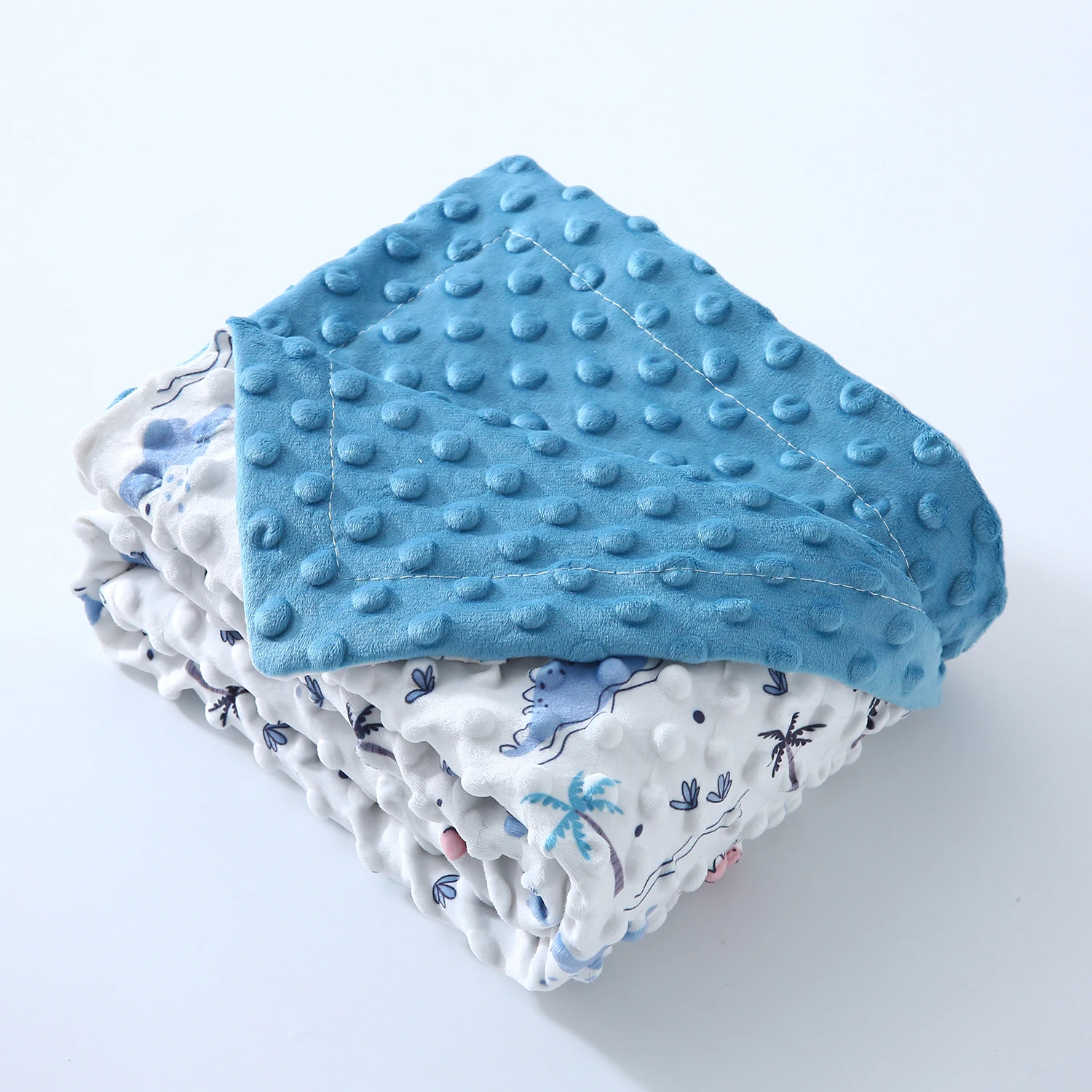 

1 шт., 100*80 см/39,37*31,49 дюйма, бархатное одеяло с мультяшным принтом, мягкое и приятное для кожи детское одеяло с двухслойной структурой, подходит для использования