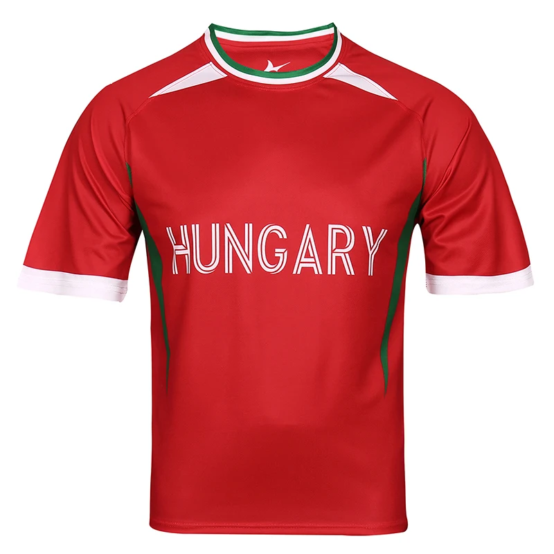 Hochwertige Euro Ungarn Trikot Fußball neues Design Fußball tragen Fußball Training Shirt thailändische Qualität Fußball uniform