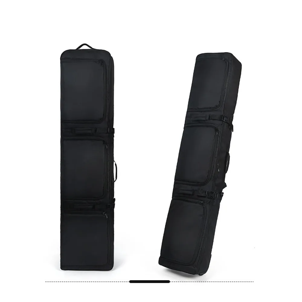 간단한 휴대용 바퀴 달린 스키 보관함 다기능 대용량 스노우 보드 배낭 내구성 방수 야외 스케이트 보드 가방