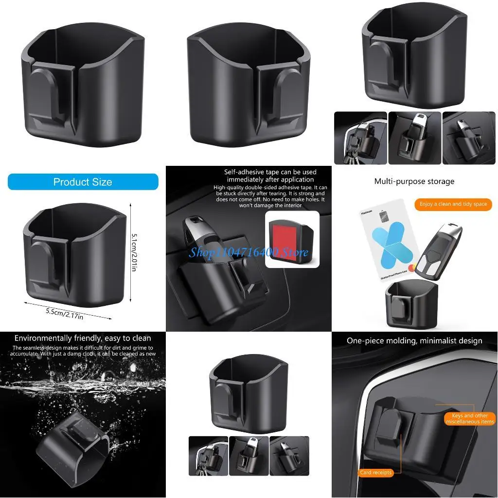 

y1gd Multifunction Car Organizers Dashboard Door Panel Console Storage Easy To Install Space Saving Car Holder for Auto