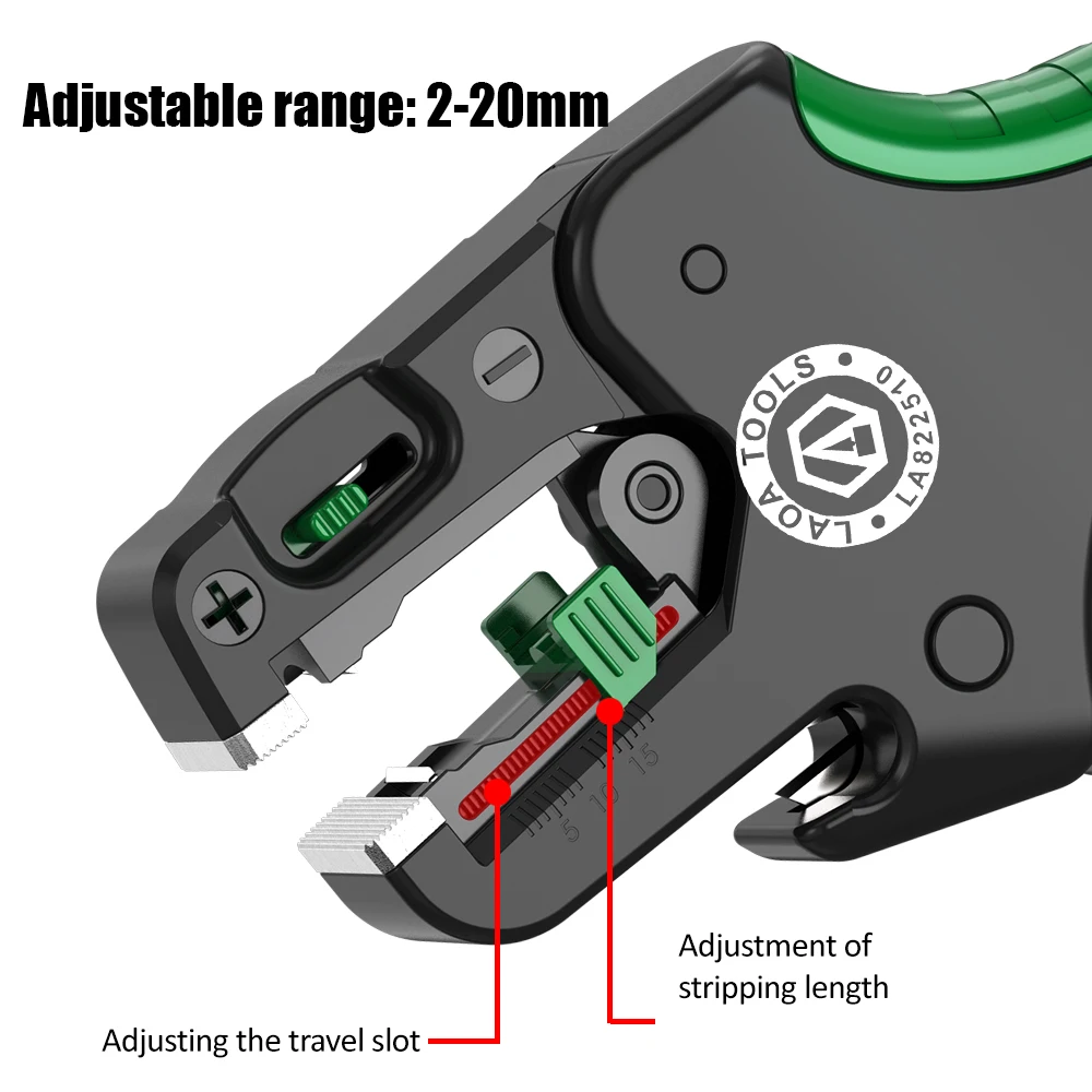 LAOA Multifunctional Fast And Fully Automatic Wire Stripping Pliers Wire Cutting Pliers Electrician Pliers